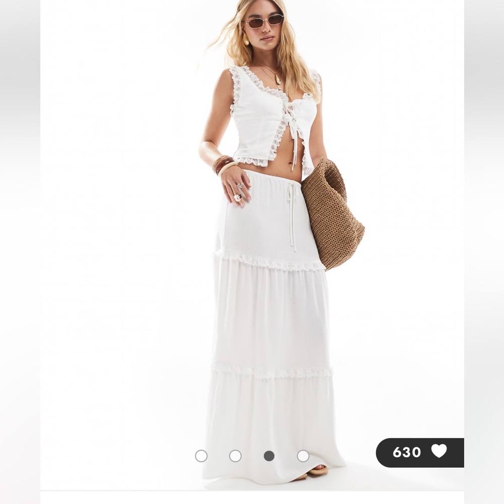 ASOS The Frolic linen set
